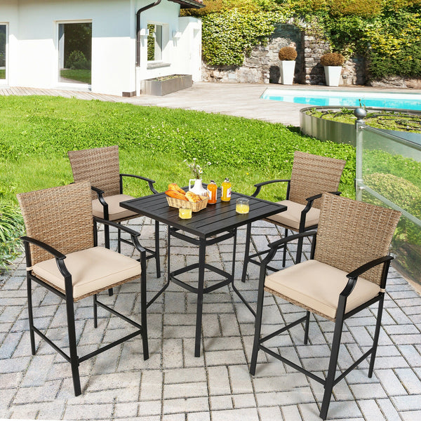 32" wide tabletop provides ample space for daily storage Well-coated and waterproof surface for easy maintenance High-grade steel resists well to rust  deformation and cracks Sturdy structure ensures high stability and 180 lbs strong load capacity Anti-sl