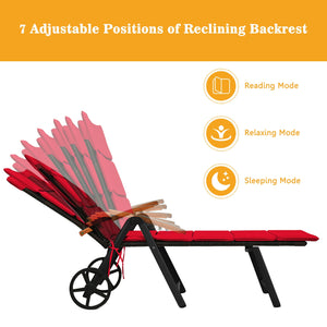 Do you want to enjoy the baptism of the sun on the wide sandy beach? This outdoor rattan lounges is perfect choice for your sunbathing and outdoor enjoyment. Â  This rattan lounge chair is made of high quality PE rattan and aluminum frame  holding up to 3