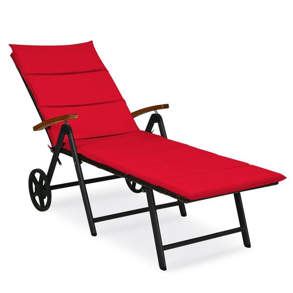 Do you want to enjoy the baptism of the sun on the wide sandy beach? This outdoor rattan lounges is perfect choice for your sunbathing and outdoor enjoyment. Â  This rattan lounge chair is made of high quality PE rattan and aluminum frame  holding up to 3