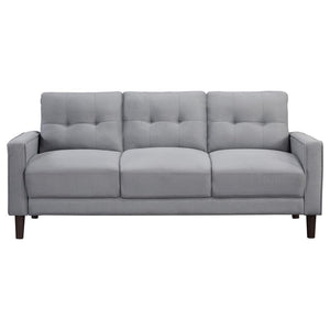 Bowen - Upholstered Track Arm Tufted Sofa - Gray