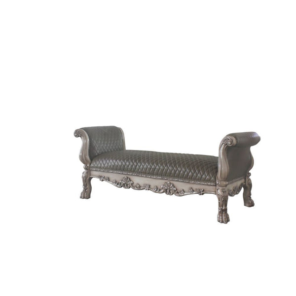Dresden - Bench - Vintage Bone White & PU