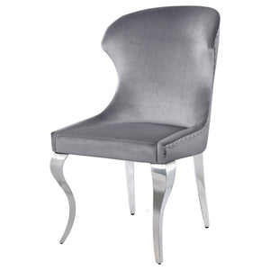 Cheyanne - Upholstered Dining Side Chair (Set of 2) - Gray