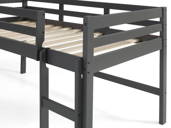 Lara - Twin Loft Bed - Gray Finish