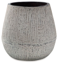 Elevate your home-'s artful appeal with this vase. Its distressed paper composite features a textural aesthetic that gives it mounds of character. Filled with artificial/dried flowers or left unadorned, it-'s a tasteful addition to your creatively curated