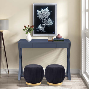 Nalo - Console Table - Black Finish