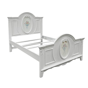 Flora - Twin Bed - White