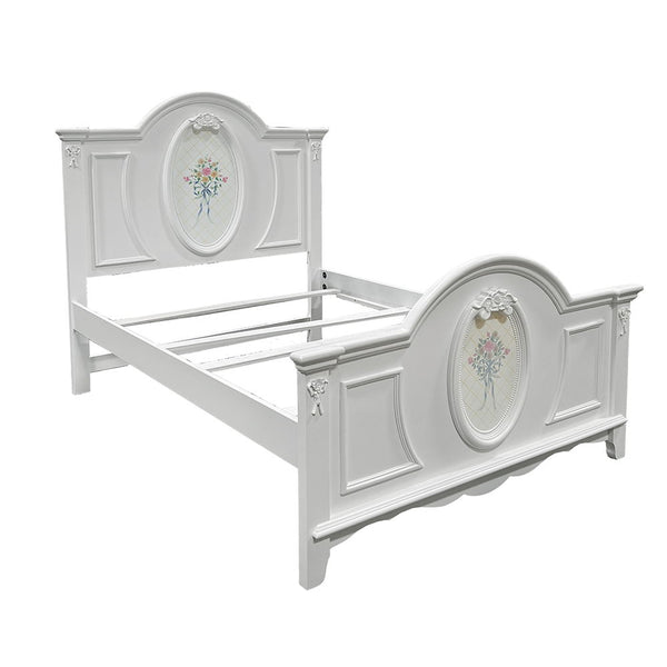 Flora - Twin Bed - White