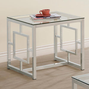  making it an excellent addition to any living room. The clear tempered glass top is durable and easy to maintain
