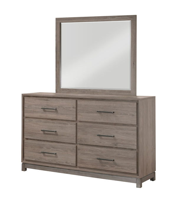 River - King 4 Piece Bedroom Set - Light Brown