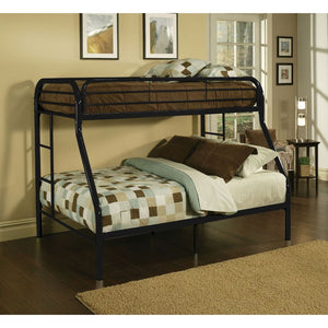 Tritan - Twin Over Full Bunk Bed - Black