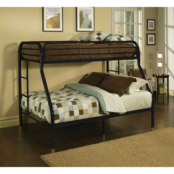 Tritan - Twin Over Full Bunk Bed - Black