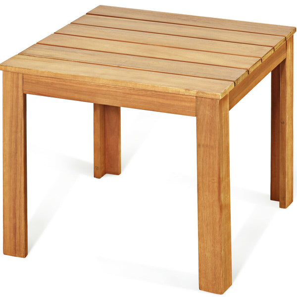 Acacia wood frame adds sturdiness and durability <br>Premium accessories ensure stability of table <br>Varnish surface which is waterproof and scratch-resistant <br>Can be used separately or matched with other wooden furniture <br>Compact size with modern