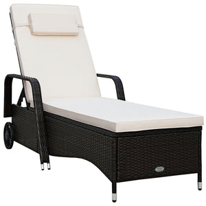 6-position adjustable backrest for recliner allows you to sit up  lean back  or lay down<br>Cushions are filled with thick sponge gives softness for ultimate seating comfort<br>High-quality PE rattan and solid metal frame are sturdy enough to withstand yo
