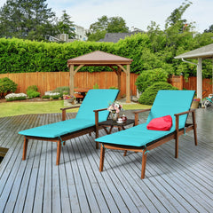 Adjustable fully reclining design with simple locking system <br>All-weather resistant rattan featuring sturdy wood construction <br>Very convenient to enjoy a warm sunshine at the pool or beach <br>Full padded and cushion offer you a comfortable experien