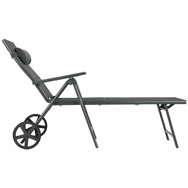 This cotton-padded patio chaise lounge chair is really utility and functional in your daily life. Â  With our lounge chair  you can do multiple outdoor activities  like fishing  sunbathing or taking a nap. The adjustable backrest helps you find out the mo