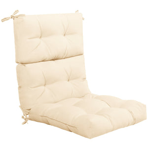 Superior sponge offers comfortable and soft sitting experience for you <br>Woven suede bedford cord provides smooth feeling and extra comfort <br>Convenient for you to suit different furniture with three-fold design <br>High quality string ties are not ea