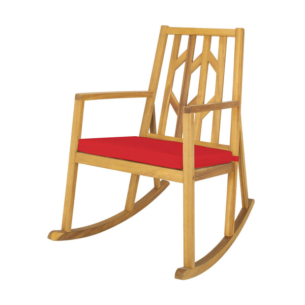 It will be a great experience to relax on a patio rocker with gentle rocking and cozy breeze. Â  And this patio rocking chair will be your perfect choice. The rocking chair is designed with a scientific sturdy base  and your body will be always within the