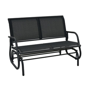 Made of solid steel which is rust-proof and waterproof for longer use <br>Breathable and durable fabric for comfortable seating experience <br>Smooth and gentle gliding system to make you relax <br>Can be placed on the ground steadily with stable base <br