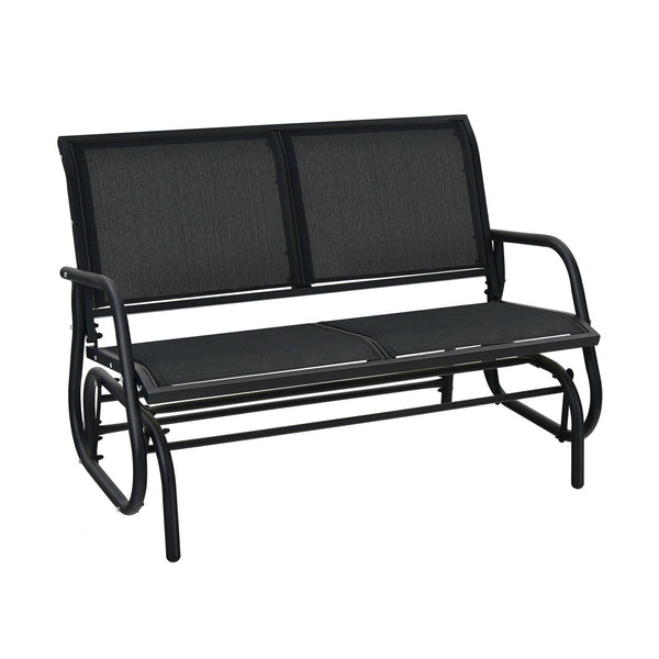 Made of solid steel which is rust-proof and waterproof for longer use <br>Breathable and durable fabric for comfortable seating experience <br>Smooth and gentle gliding system to make you relax <br>Can be placed on the ground steadily with stable base <br
