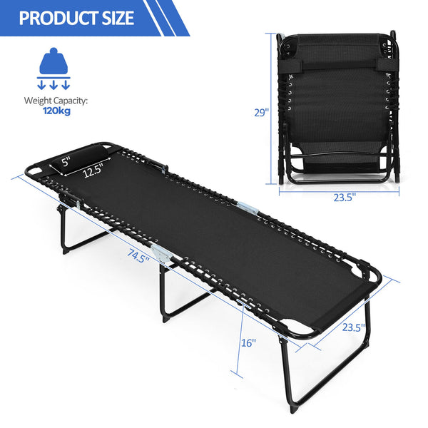 The backrest can be adjusted in 4 positions and the footrest in 2 positions<br>Multiple lounge modes: Sit-up Mode  Recline Mode  Flat-down Mode<br>Comes with a removable headrest to relax your head and neck<br>Made of premium fabric  breathable  skin-frie