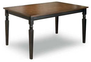 The farmhouse table is more in style than everâ€”and doesnâ€™t this rectangular dining room table bring it back in brilliant fashion. It dons a subtle two-tone finish for a look that-'s equally homey and sophisticated. Vintage inspiration at its best. Sea