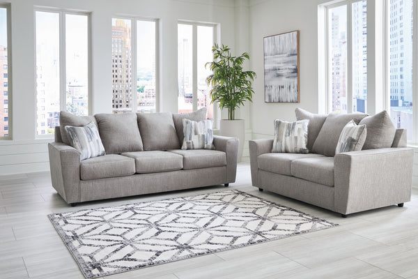Whatâ€™s new in neutrals? Shades of gray, of course. Embrace the sophisticated design trend with this gorgeous set that offers a clean-lined, contemporary style at a comfortably cool price. Sure to lift your spirits, the plush chenille fabric is fabulousl