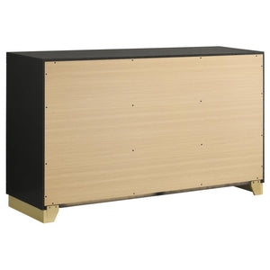 Caraway - 6-Drawer Dresser - Black