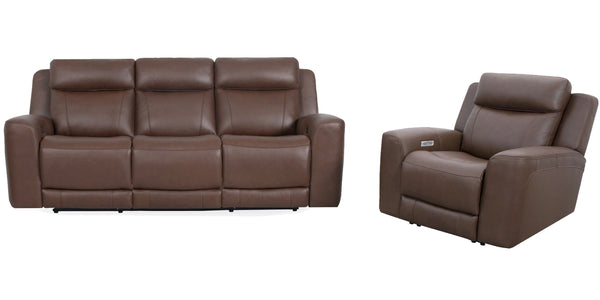 Introducing our comfortable and convenient Calgary sofa, designed with relaxation in mind. Calgary features power recline and headrest controls, allowing you to adjust your seating position easily. The over-padded headrests provide extra comfort, and the 