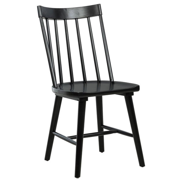 Middleton - 6 Piece Extension Leaf Dining Set - Brown And Black