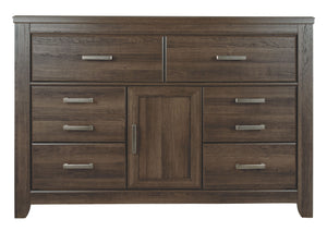 Juararo - Dark Brown - Six Drawer Dresser