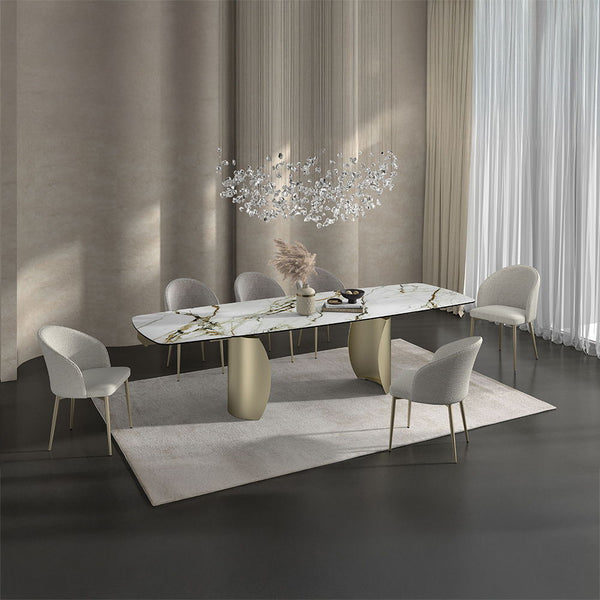 Cora - Side Chair (Set of 2) - White Fabric