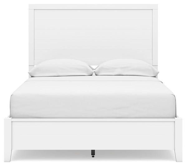 Binterglen - White - Full Panel Bed