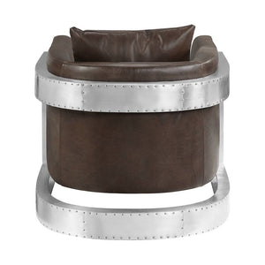 Betla - Accent Chair - Espresso & Aluminum