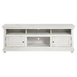 Payne - 70## TV Stand Media Console - Distressed White
