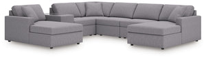Looking cool and contemporary is great. But when it comes down to it, youâ€™re all about low-maintenance lounging. With the performance fabric on this sectional, cleaning spills is a breeze. Its customizable modular design caters to your ever-changing nee