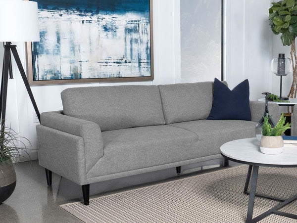 where innovation meets elegance in a frame within a frame design. Adorned in a chic fabric