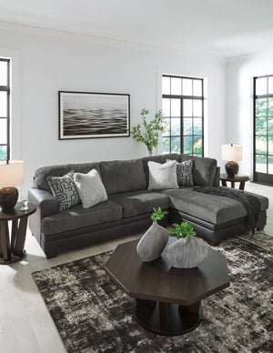 Brixley Pier - Graphite - 2-Piece Sectional With Raf Corner Chaise