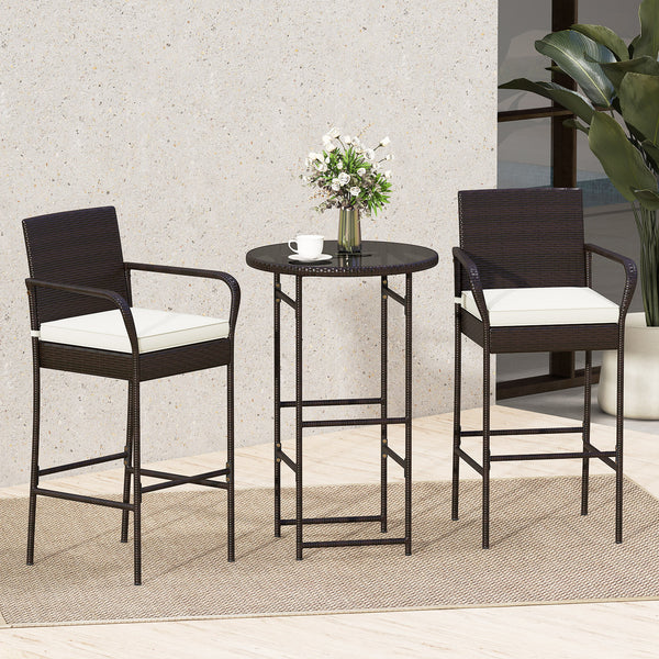 Made of hand-woven PE wicker for extended elegance<br>Inclined backrest  curved armrests and cozy footrest for relaxation<br>Soft cushions with elastic sponge fillings for more comfort<br>Smooth zippers make cushion covers easy to remove and clean<br>Fixi
