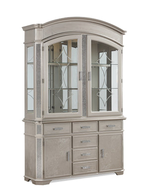 Klina - Buffet & Hutch<h4><b>Klina - Buffet - Silver</b></h4> <table width="100%"><colgroup><col style="width: 30%"> <col style="width: 70%"> </colgroup> <tbody> <tr> <td>Dimensions</td> <td> 17.00"L x 60.00"D x 33.30"H</td> </tr> <tr> <td>Weight</td> <td
