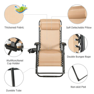 This recliner will be a perfect choice to have a nap in hot summer or enjoy the sunshine. Â  The cool and breathable fabric will never make you sultry even in summer. Its waterproof and sun-resistant performances allow you to place it outdoor with no worr