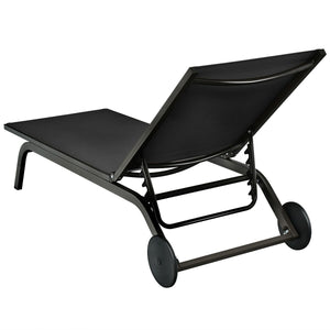 Are you looking for a chaise lounge to take a nap on the balcony  backyard or garden? Come and check out this adjustable lounge chair! Â  The adjustable backrest of chaise lounge with six positions will satisfy your different needs of reading  lying and s
