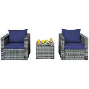 A strong and sturdy steel frame ensures sturdiness <br>Hand-woven rattan is breathable and durable <br>A wide armrest at a suitable height is good for relaxing your arm <br>Thick and soft cushion with a high-density sponge for your hip and back <br>Cover 