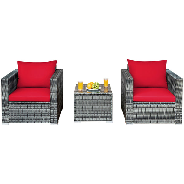 A strong and sturdy steel frame ensures sturdiness <br>Hand-woven rattan is breathable and durable <br>A wide armrest at a suitable height is good for relaxing your arm <br>Thick and soft cushion with a high-density sponge for your hip and back <br>Cover 