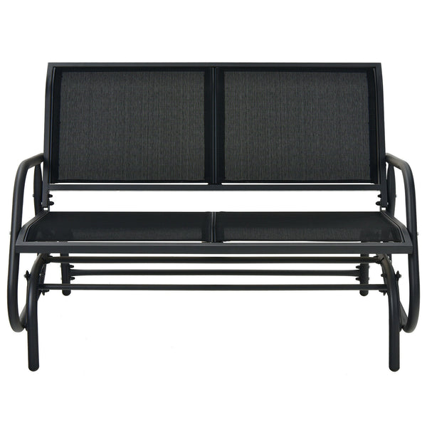 Made of solid steel which is rust-proof and waterproof for longer use <br>Breathable and durable fabric for comfortable seating experience <br>Smooth and gentle gliding system to make you relax <br>Can be placed on the ground steadily with stable base <br