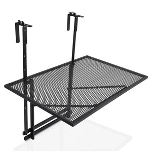 The hanging flower pot rack brings you extra usable space  as long as there is a fence for it to hang. Â  Multifunctional shelves can increase space for placing flower pots. Additionally  if you want to enjoy the sunbath on the balcony  this shelf can be 
