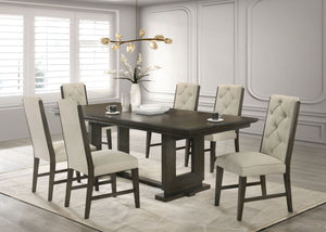 Herbert - Side Chair (Set of 2) - Espresso / Beige