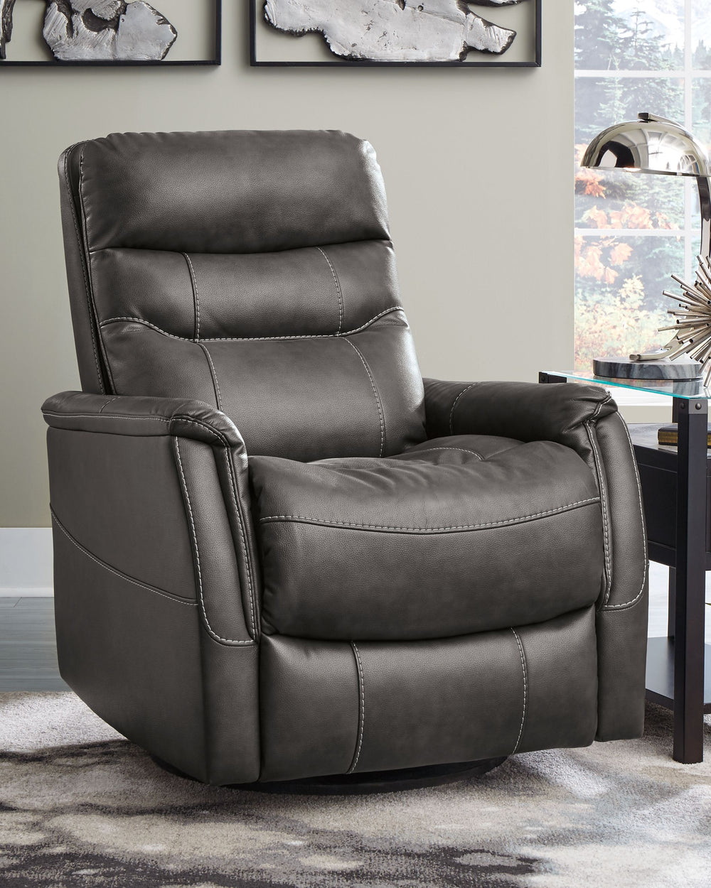If you agree itâ€™s high time for better form and function from your furniture, this swivel glider recliner with gentle rocking motion might be just your style. Indulgently comfortable yet anything but bulky, its space-conscious design pairs slimmed-down 