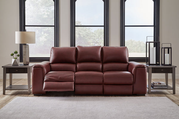 Alessandro - Garnet - PWR REC Sofa with ADJ Headrest