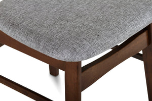 Morocco - Dining Chair With Gray Seat Cushion (Set of 2) - Light Gray