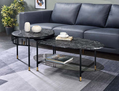 Silas - Coffee Table - Black - 40-"